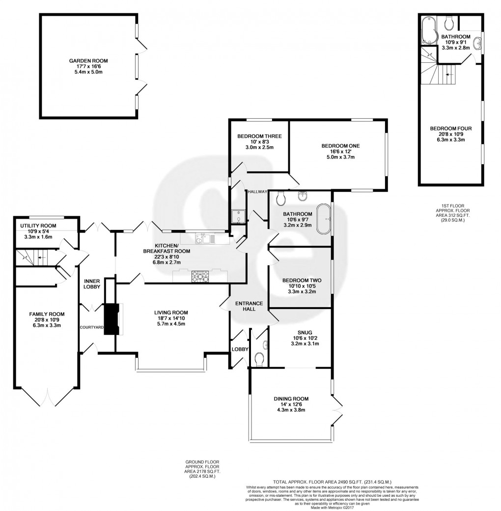 Floorplan for Great Gaddesden, Hemel Hempstead, Hertfordshire