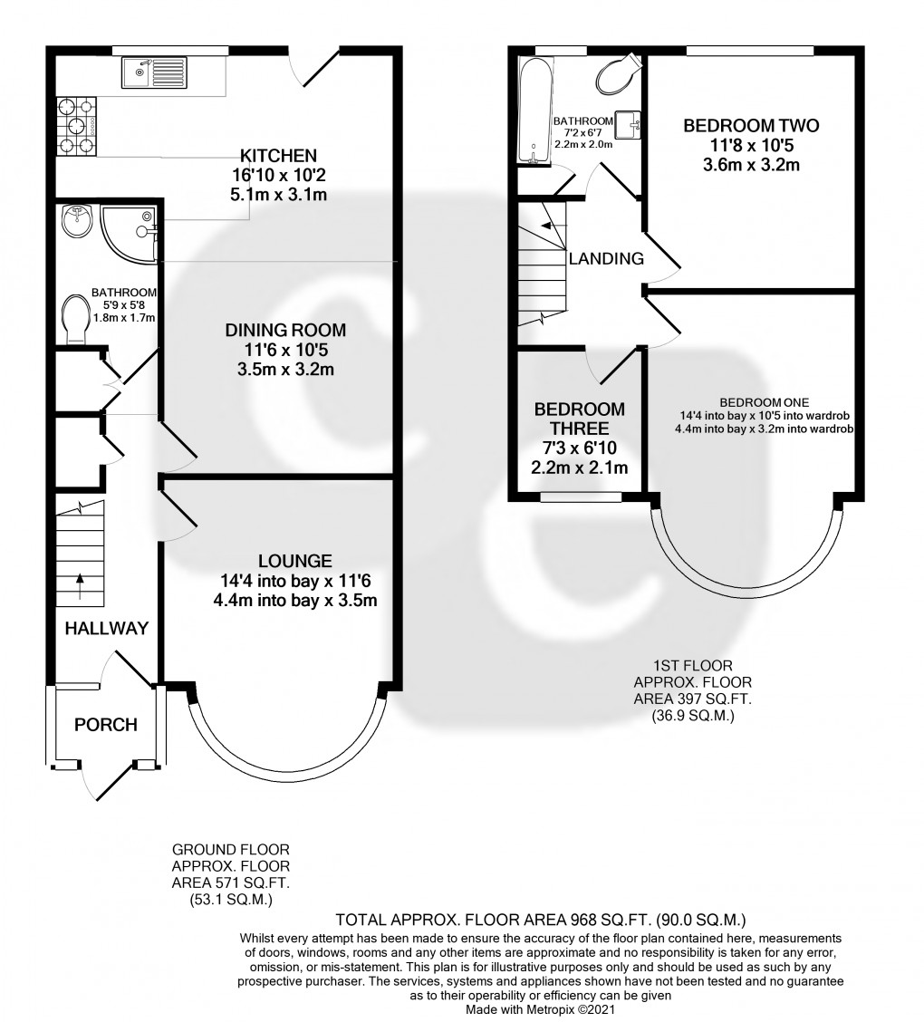 Floorplan for Kings Road, Harrow, Greater London