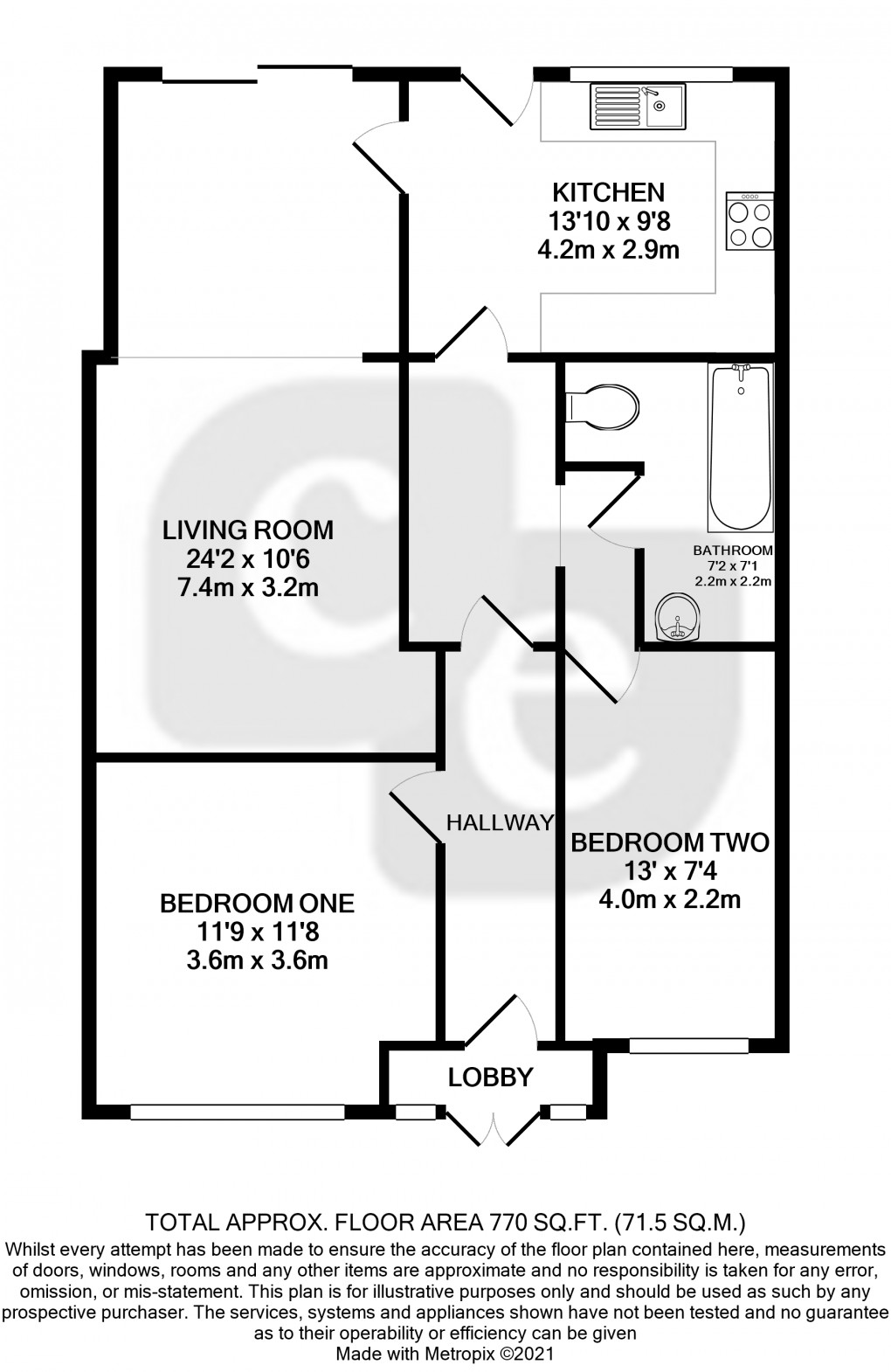 Floorplan for Welbeck Road, Harrow, Greater London