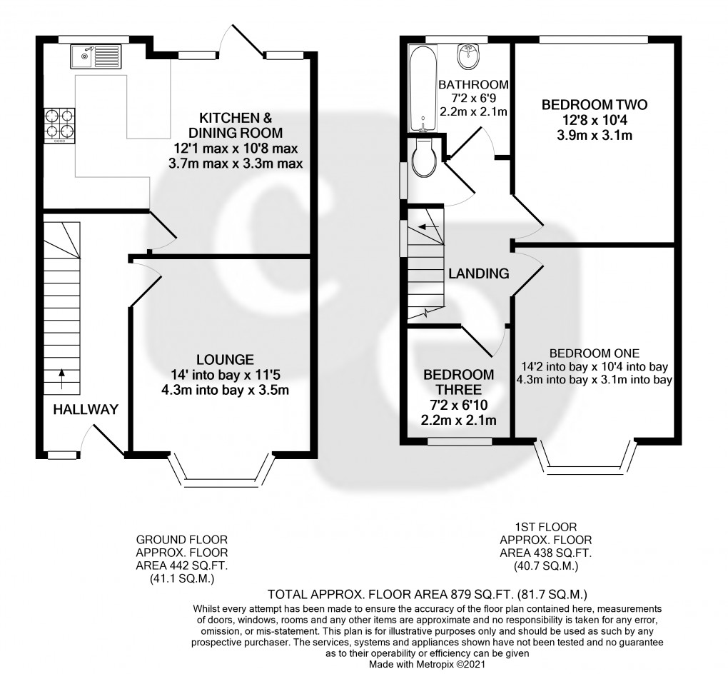 Floorplan for Eastcote Lane, Harrow, Greater London