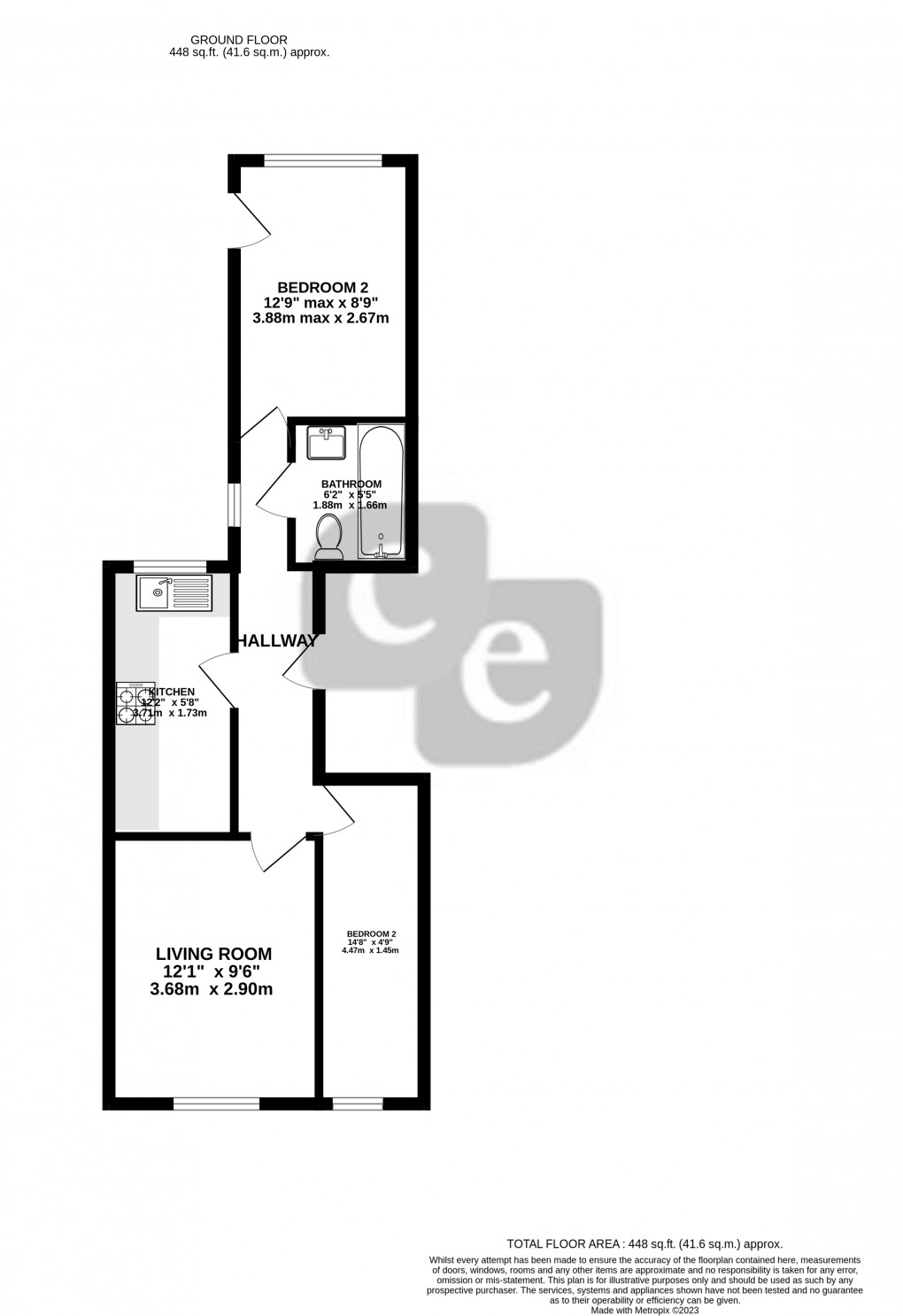 Floorplan for Sherwood Road, Harrow, Greater London