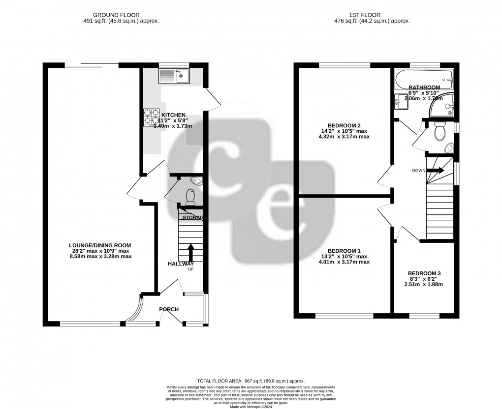 Floorplan for Trescoe Gardens, Harrow, Greater London