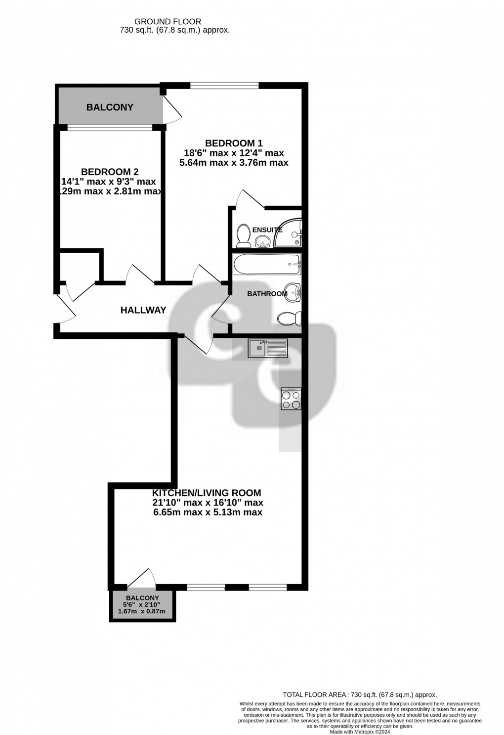 Floorplan for Eastcote Lane, Harrow, Greater London