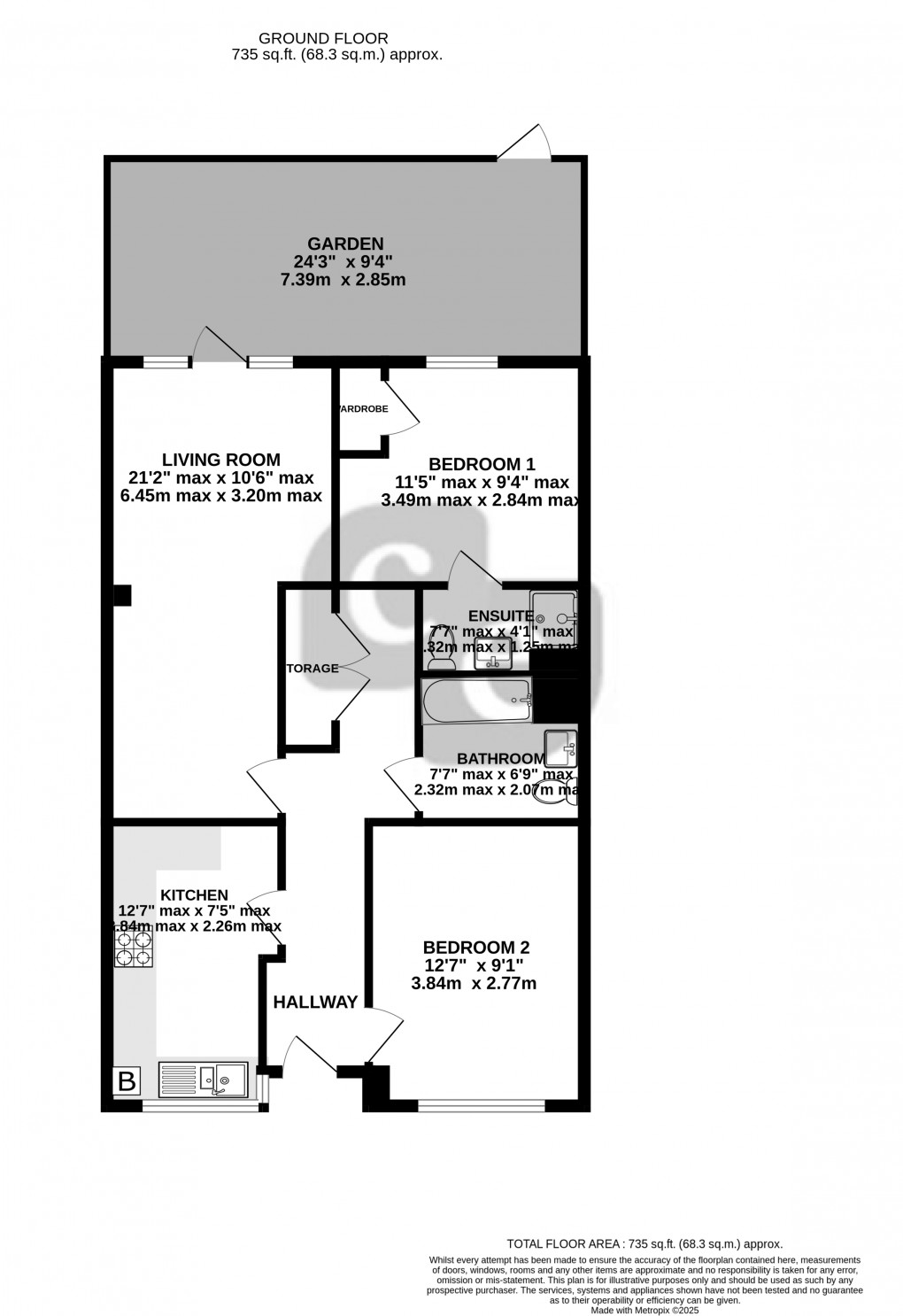 Floorplan for Drinkwater Road, Harrow, Greater London