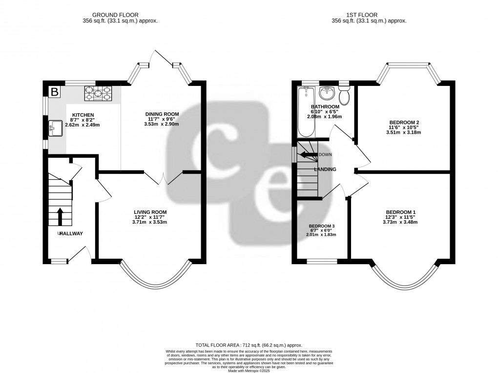 Floorplan for Dudley Road, Harrow, Greater London