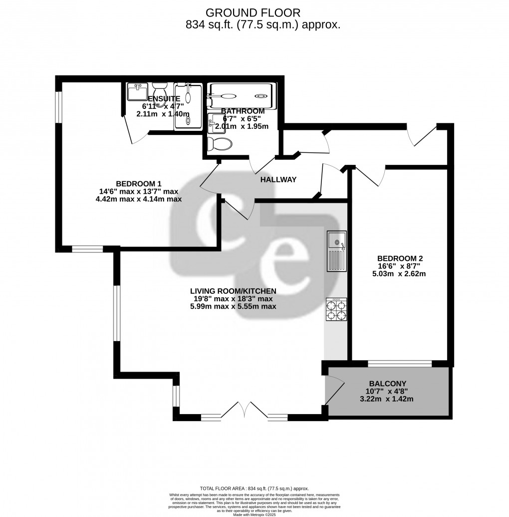 Floorplan for Sudbury Hill, Harrow, Greater London