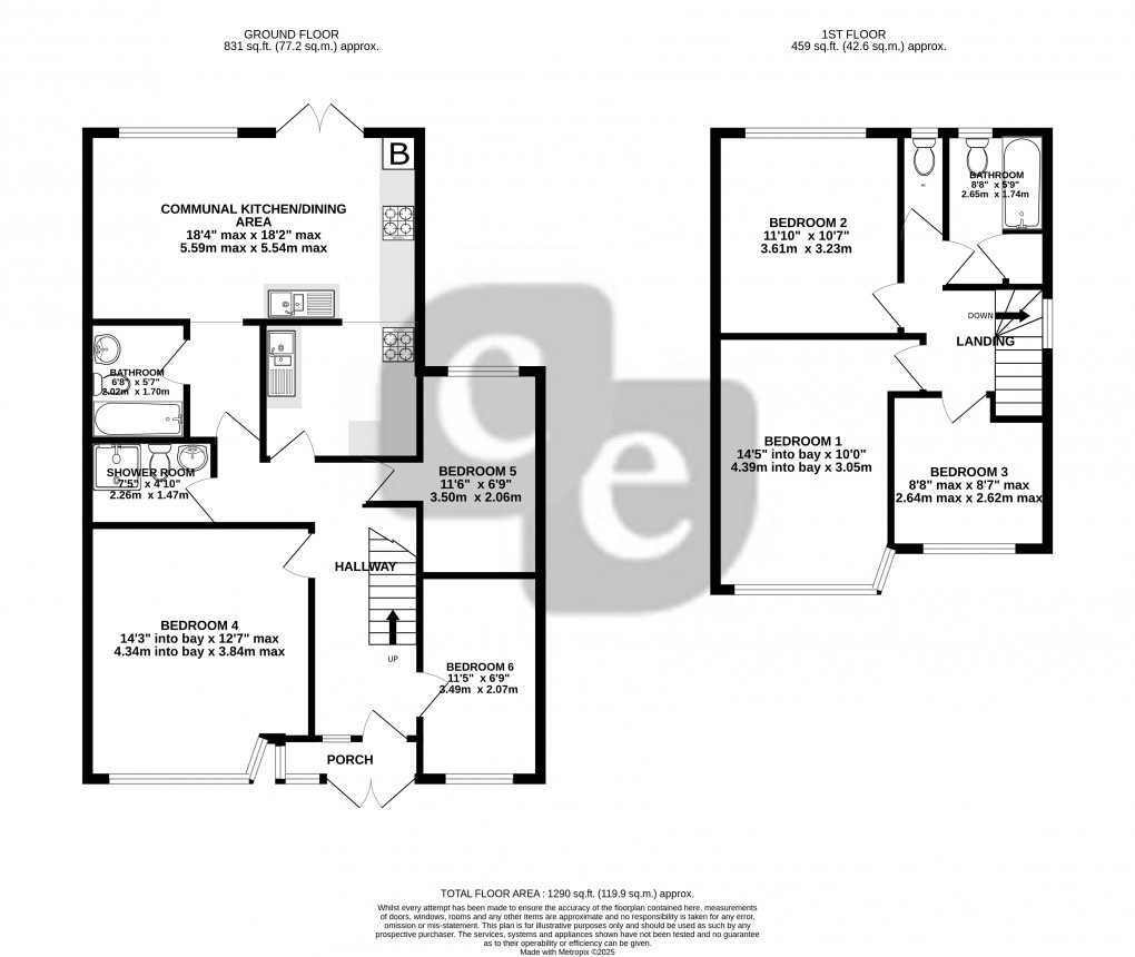 Floorplan for Francis Road, Harrow, Greater London