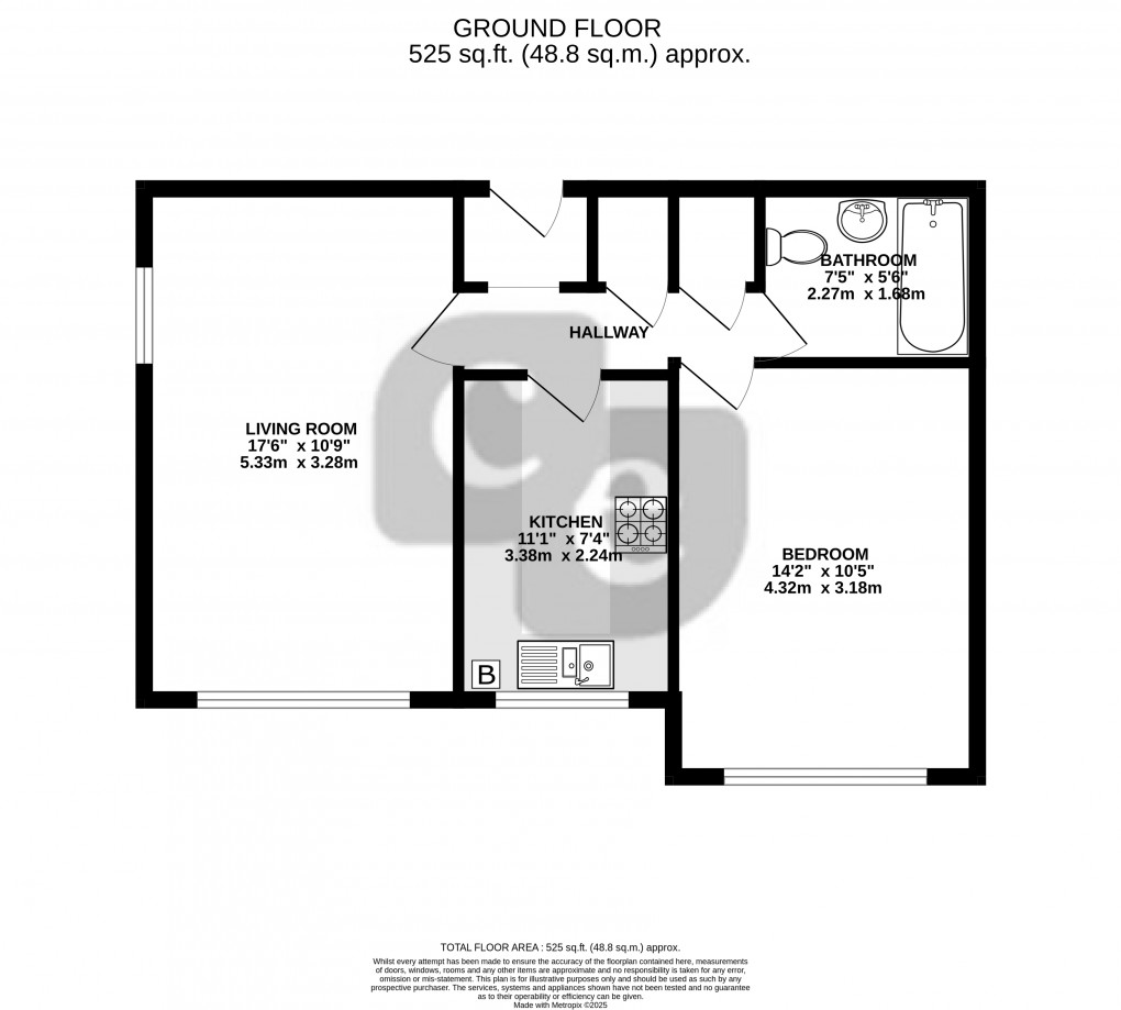 Floorplan for Buckingham Road, Harrow, Greater London