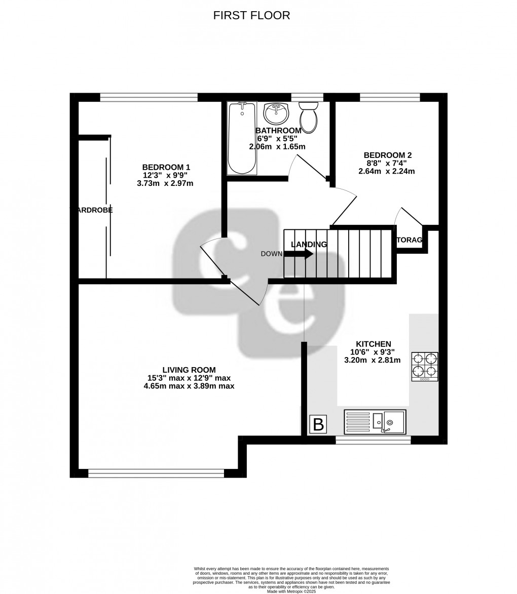 Floorplan for Rowe Walk, Harrow, Greater London