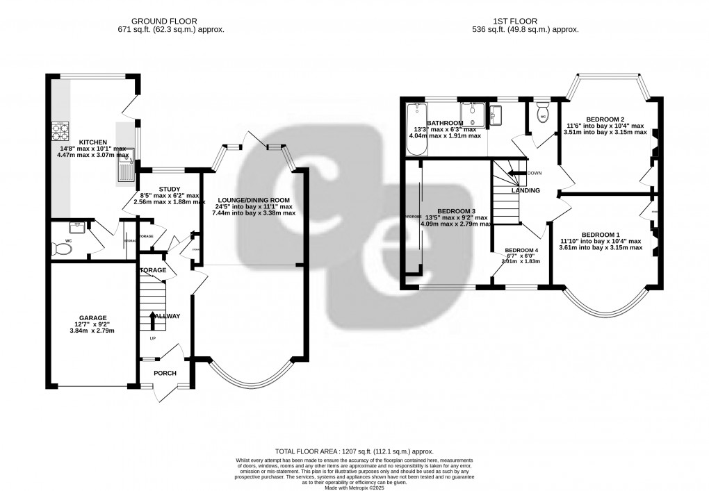 Floorplan for Roxeth Green Avenue, Harrow, Greater London