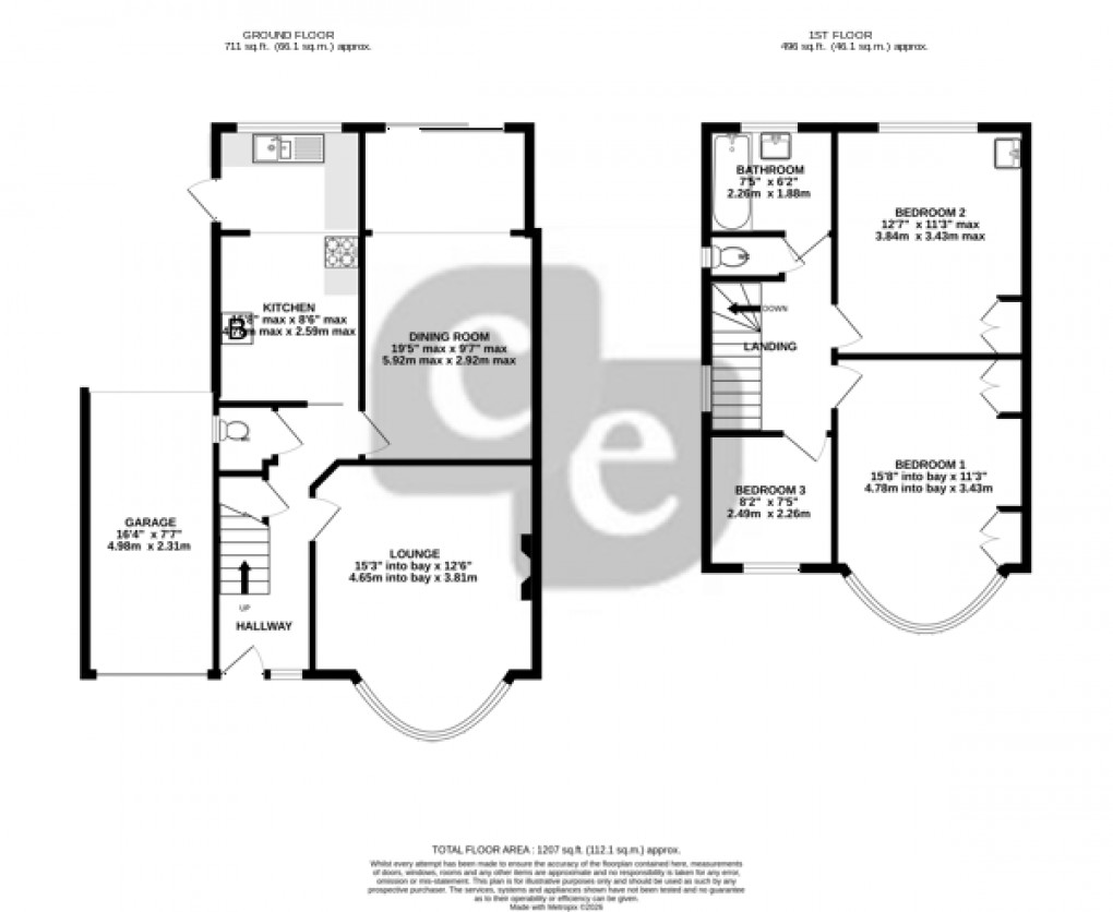 Floorplan for Elm Drive, Harrow, Greater London