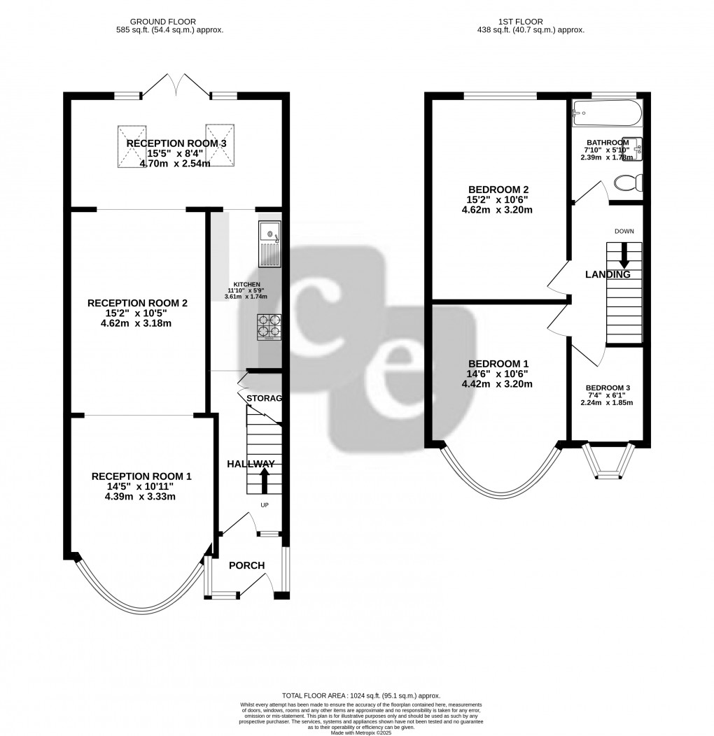 Floorplan for Waverley Road, Harrow, Greater London
