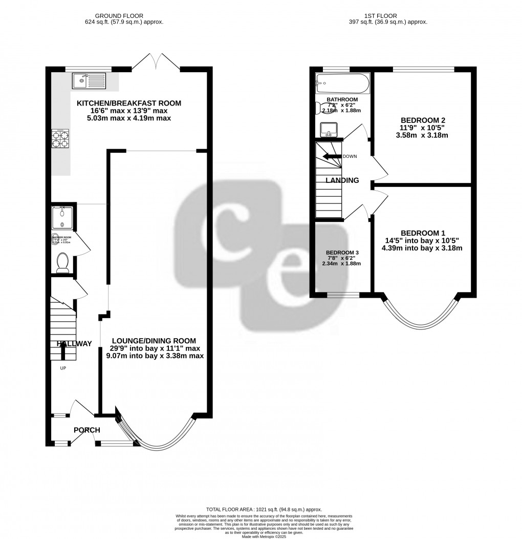Floorplan for Ravenswood Crescent, Harrow, Greater London