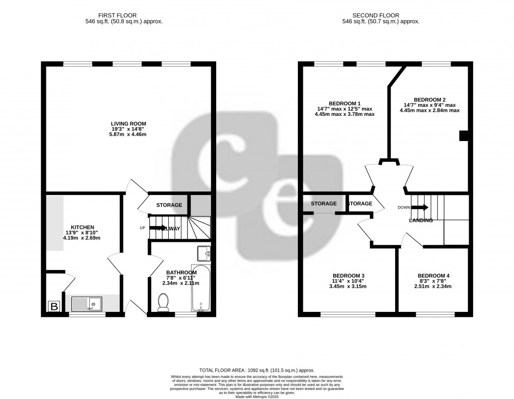 Floorplan for Field End Road, Ruislip, Greater London
