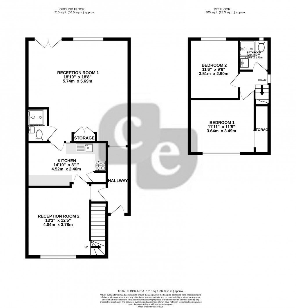 Floorplan for Gaskarth Road, Edgware, Greater London