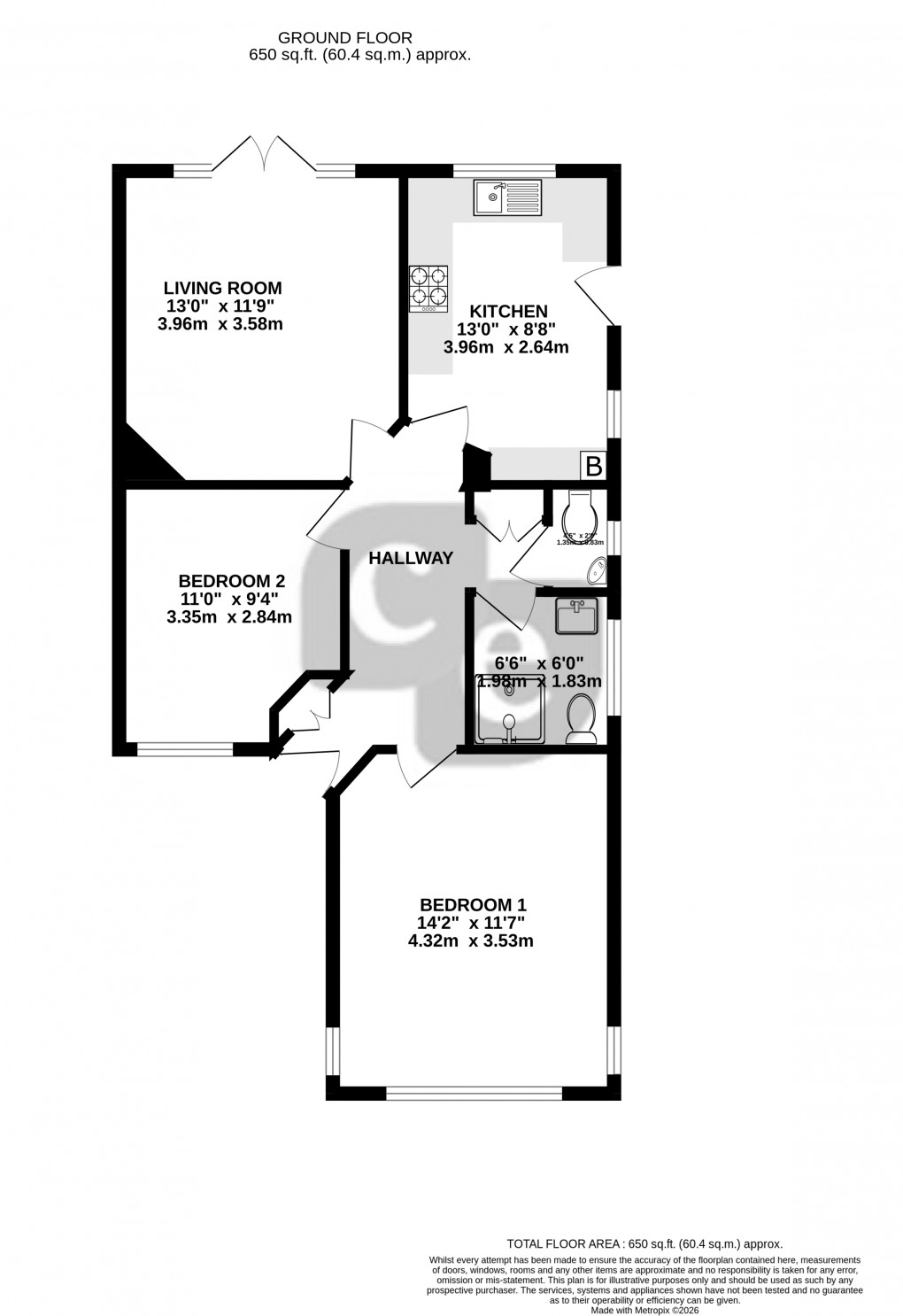Floorplan for Eastern Avenue, Pinner, Greater London