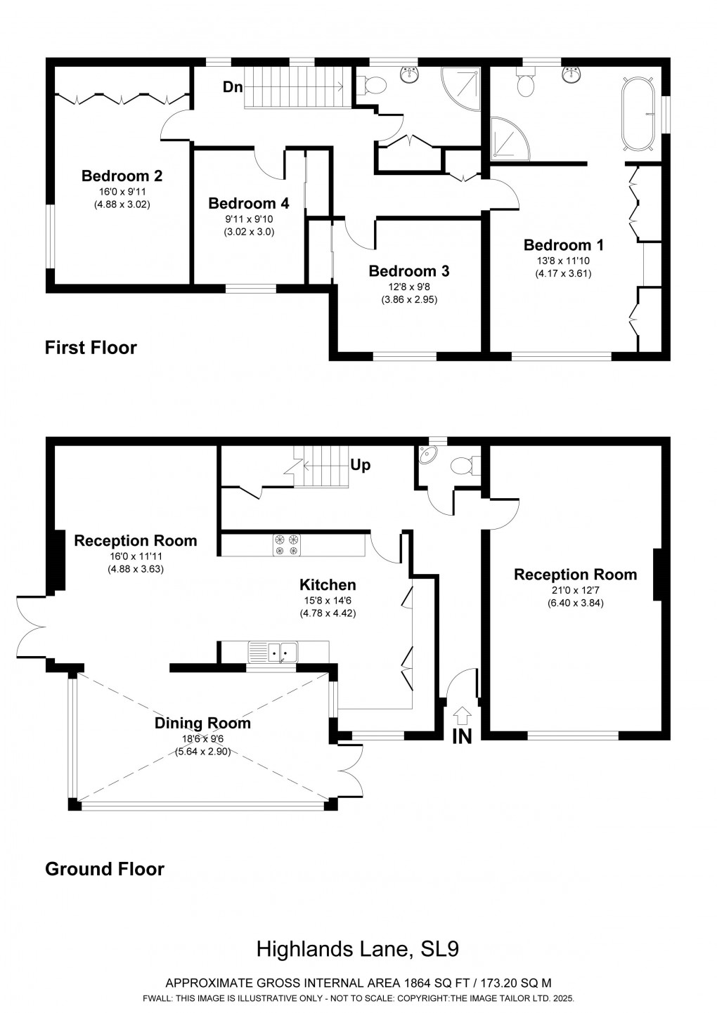 Floorplan for Chalfont St Peter, Gerrards Cross, Buckinghamshire