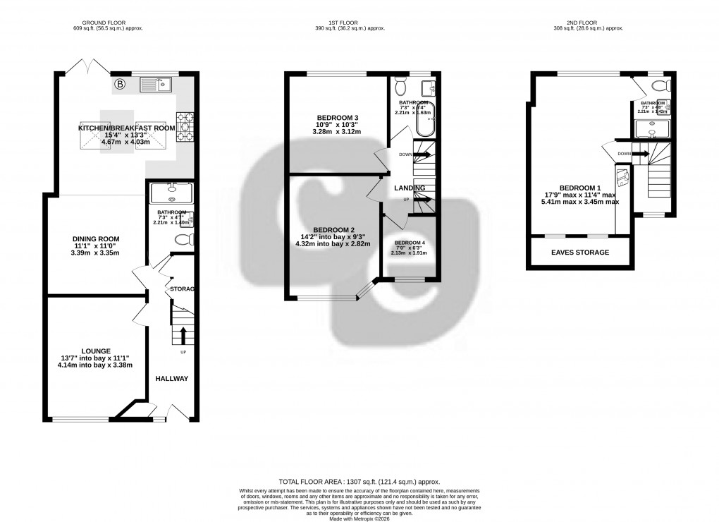 Floorplan for Roxeth Green Avenue, Harrow, Greater London