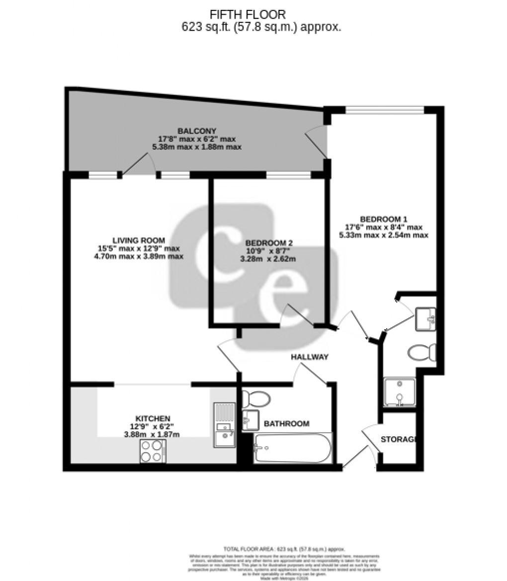 Floorplan for Stanley Road, HARROW