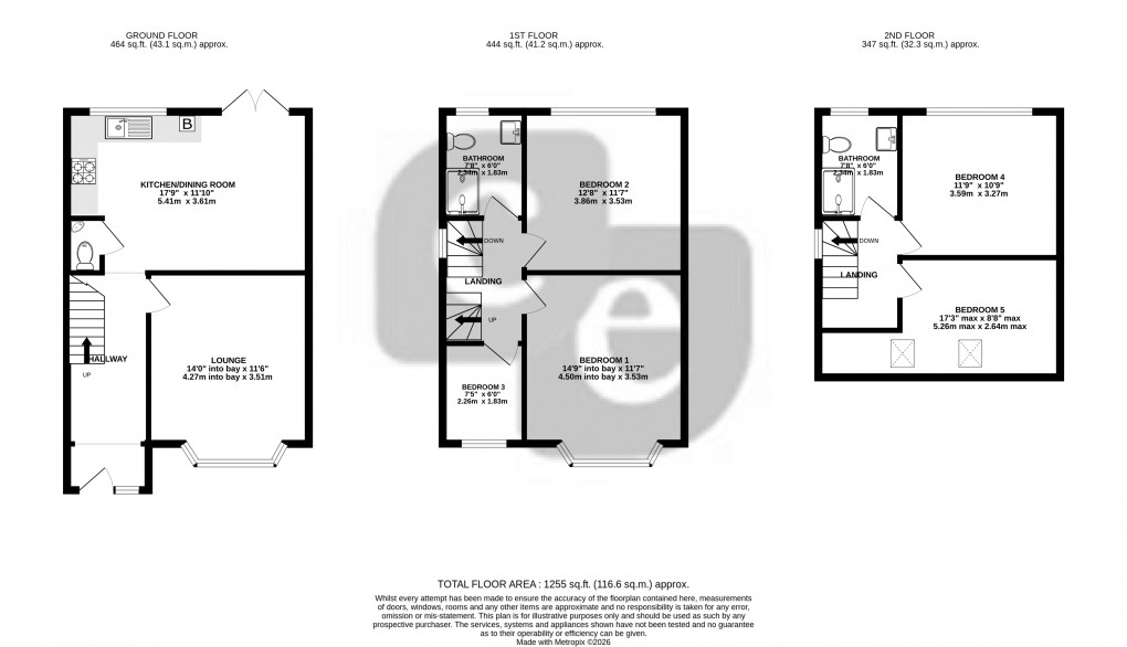 Floorplan for Petts Hill, Northolt, Greater London