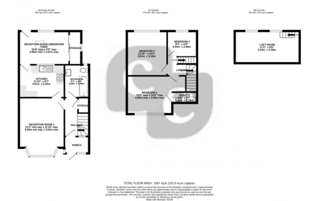 Floorplan for Kings Road, Harrow, Greater London