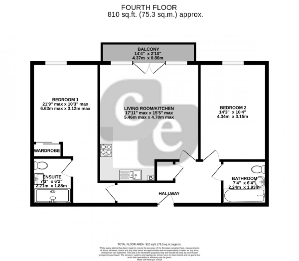 Floorplan for Northolt Road, Harrow, Greater London