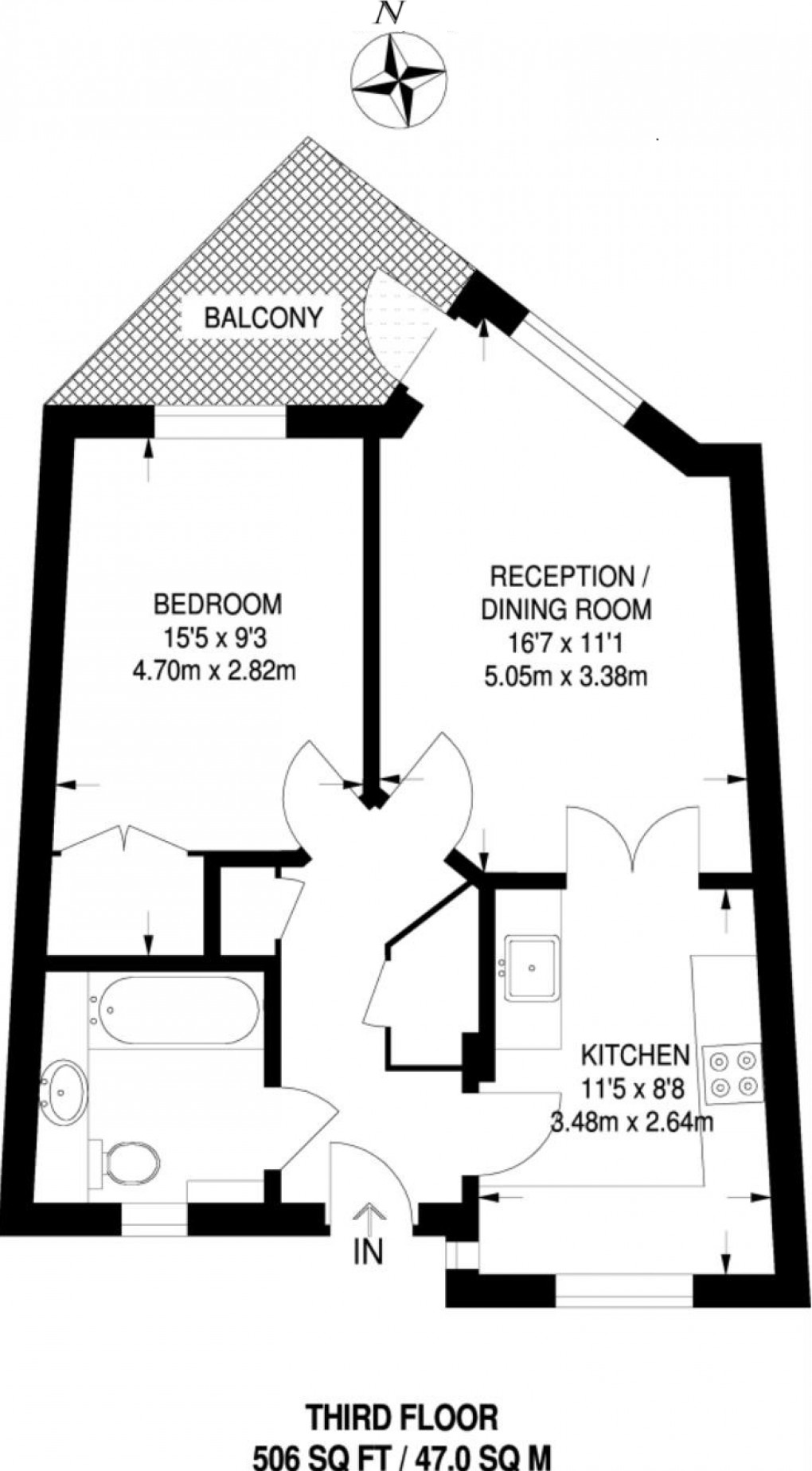Floorplan for Drinkwater Road, Harrow, Greater London