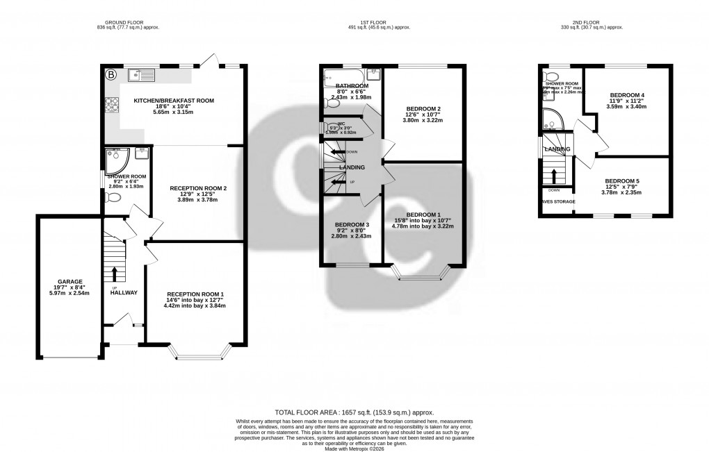 Floorplan for Hawthorn Drive, Harrow, Greater London
