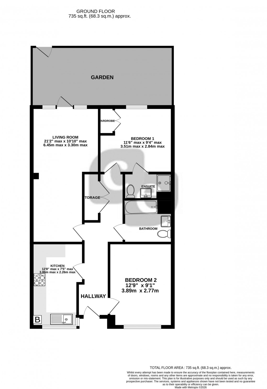 Floorplan for Drinkwater Road, Harrow, Greater London