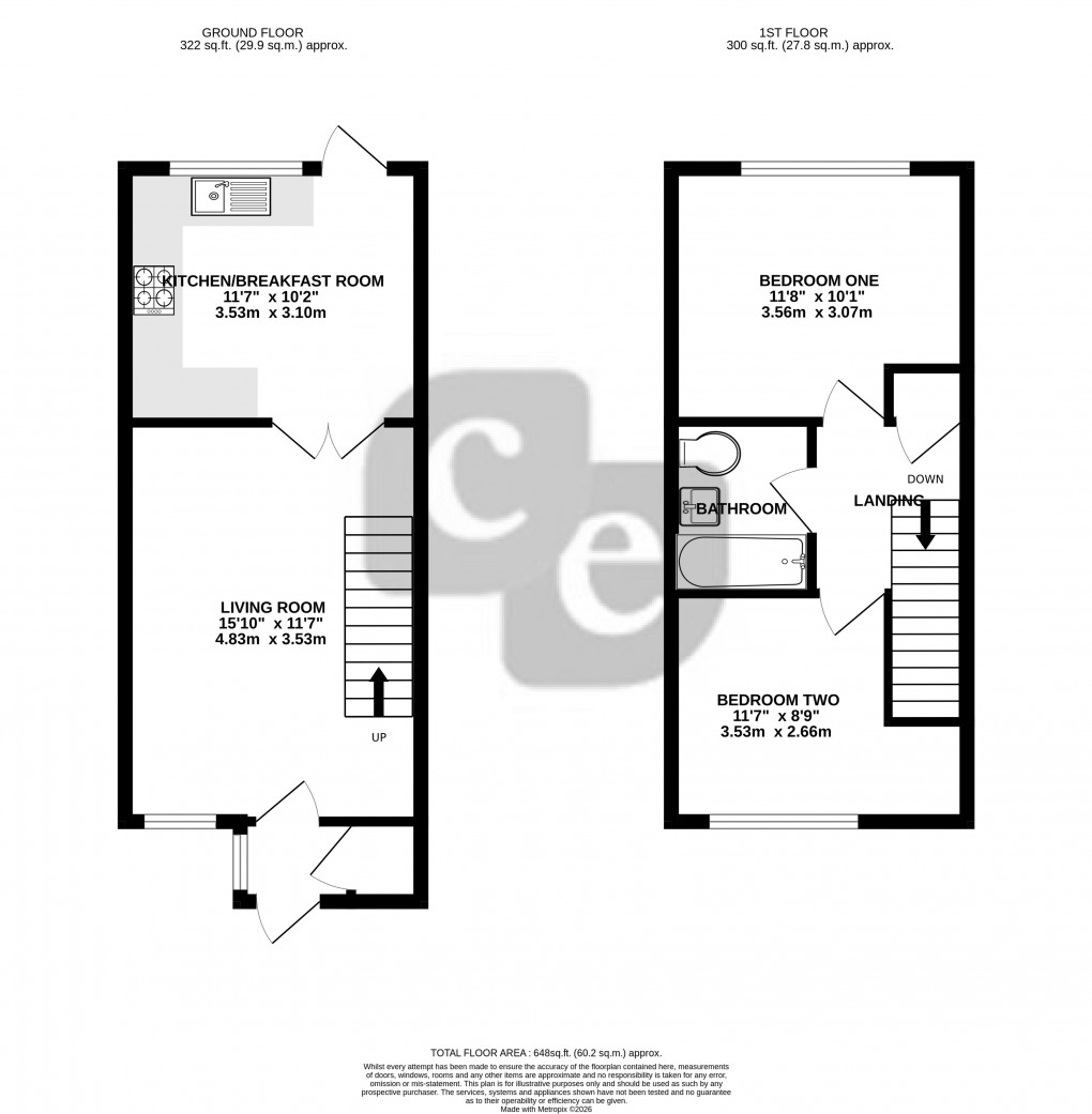 Floorplan for Priest Park Avenue, Harrow, Greater London