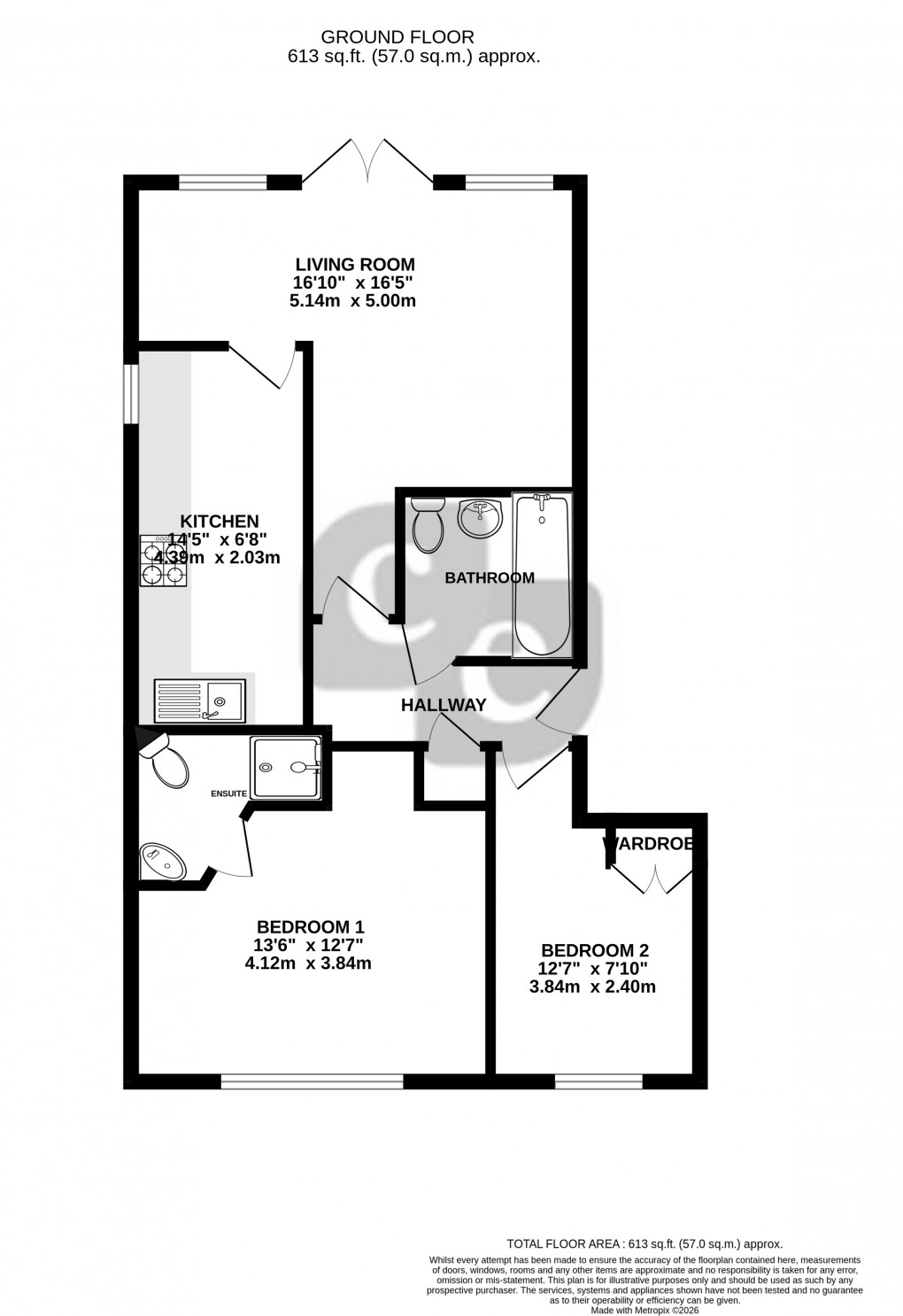 Floorplan for Imperial Drive, HARROW, Middlesex
