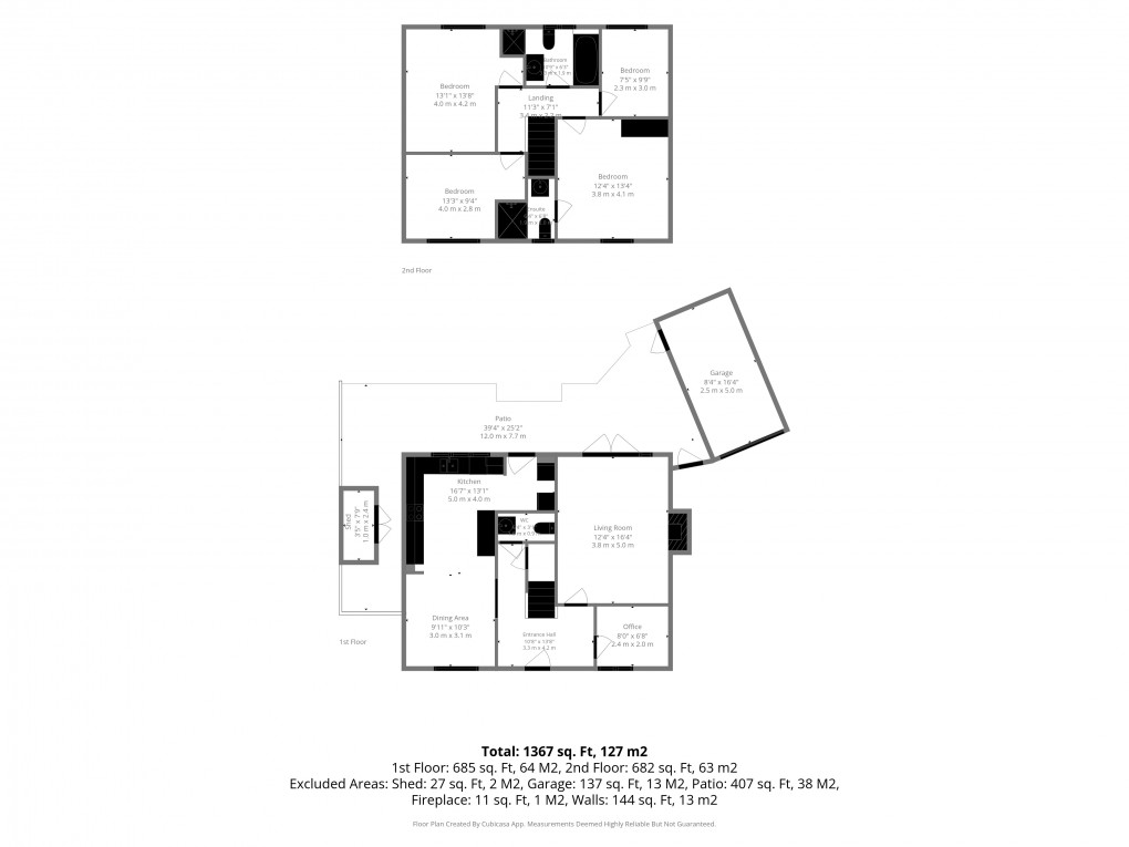 Floorplan for Booth Road, Banbury, Oxfordshire