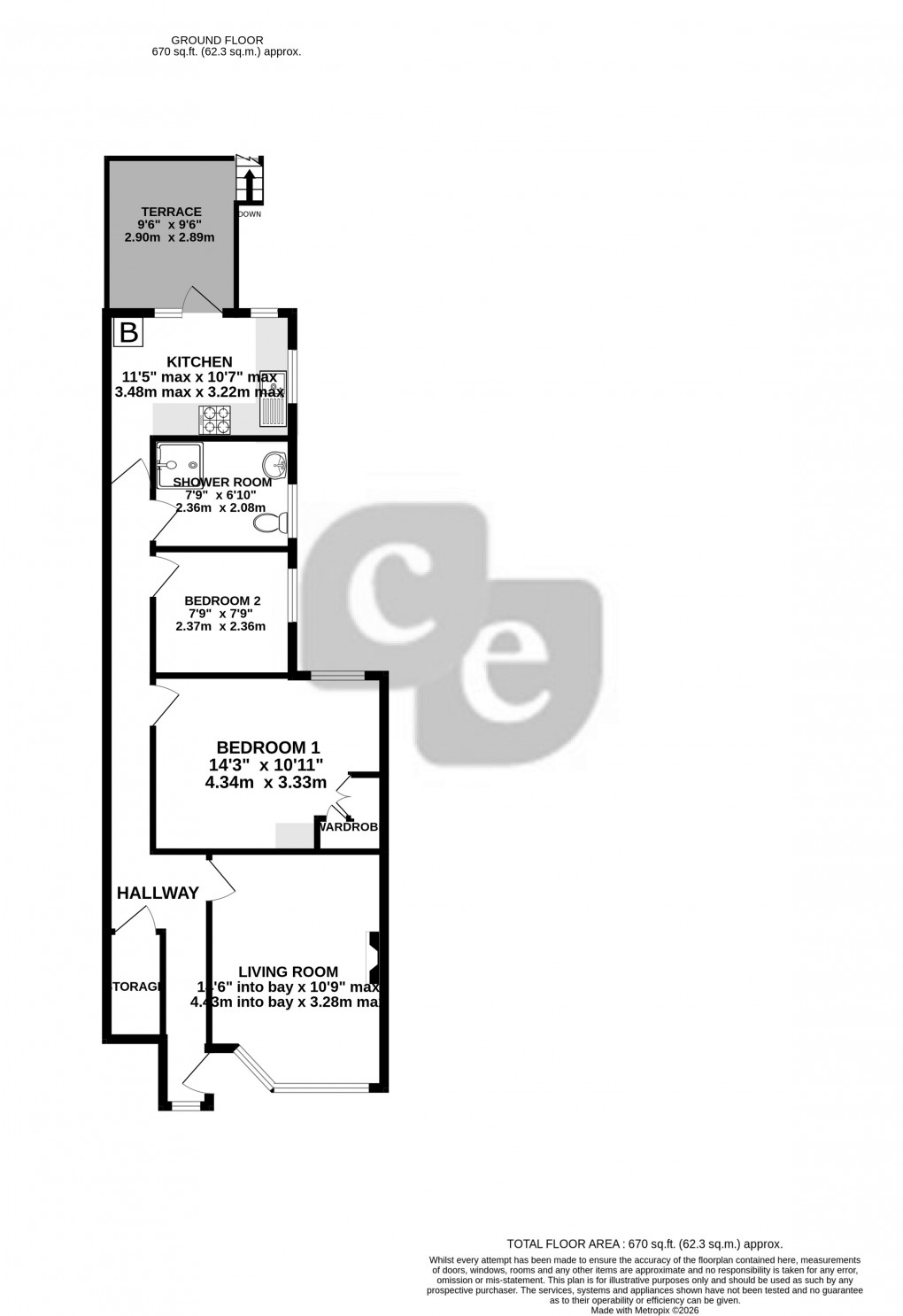 Floorplan for Lower Road, Harrow, Greater London